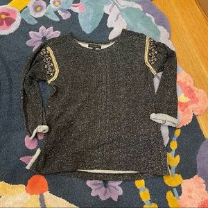 Sanctuary beaded sweatshirt / sweater